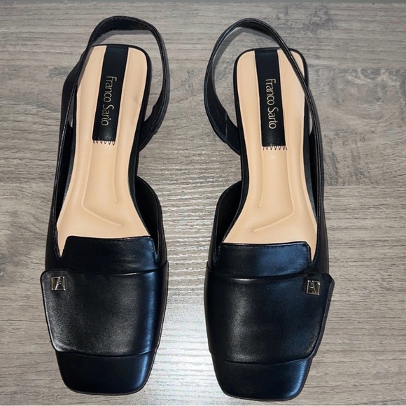 Franco Sarto Teagan Slingback Elegant Black Leather Loafers
NWT size 8 - Picture 6 of 9